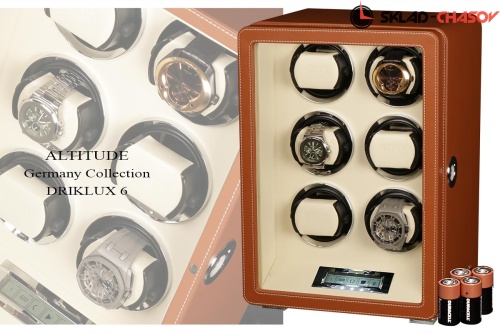 Шкатулка Altitude для подзавода 6-х часов P6BRW-FL фото фото 9