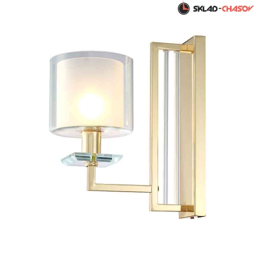 Бра Crystal Lux NICOLAS AP1 GOLD/WHITE фото фото 2