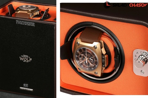 Шкатулка для автоподзавода 1-х часов Wolf 452406 фото фото 3