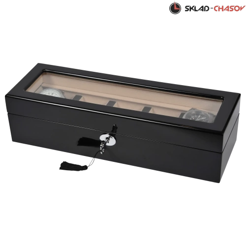 Шкатулка для хранения 5-ти часов 3081 BW фото