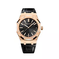 Часы Audemars Piguet Royal Oak Selfwinding Rose Gold Black Dial фото
