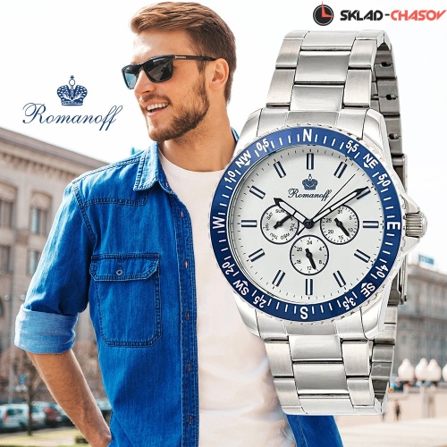 Часы наручные кварцевые "Romanoff" 7180G2 фото фото 5