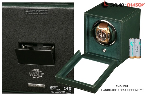 Шкатулка для автоподзавода 1-х часов Wolf 461141 фото фото 4