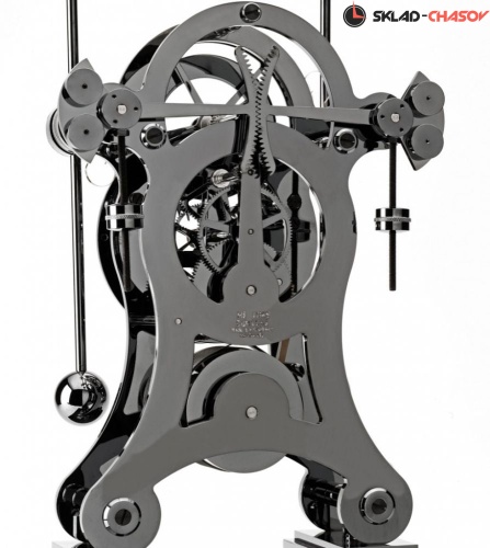 Часы настольные COMITTI NAVIGATOR BLACK CHROME PLATED S5666B фото фото 6