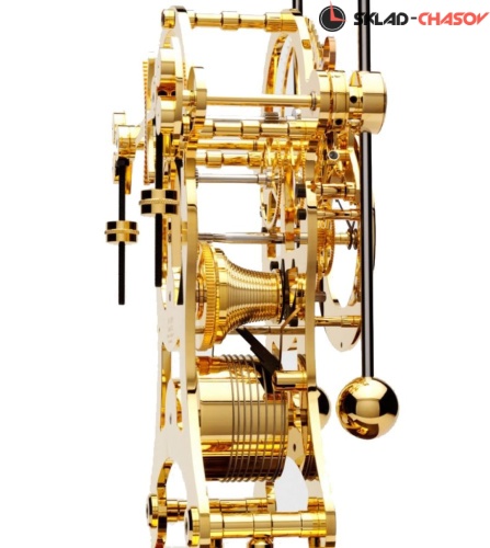 Часы настольные COMITTI GOLD PLATED NAVIGATOR S5276G фото фото 3