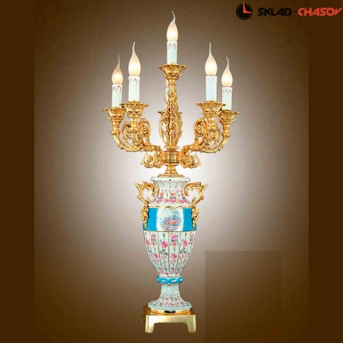 Бронзовая лампа Parsa SF3221/6+1 фото