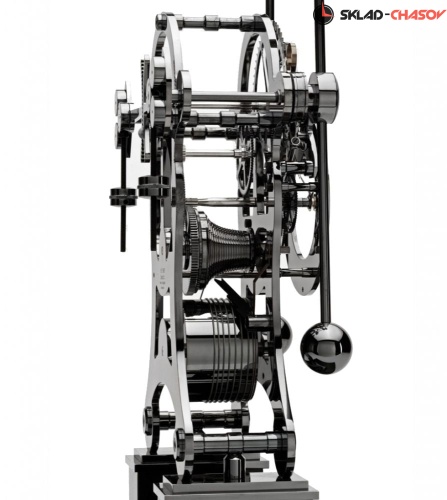 Часы настольные COMITTI NAVIGATOR BLACK CHROME PLATED S5666B фото фото 3