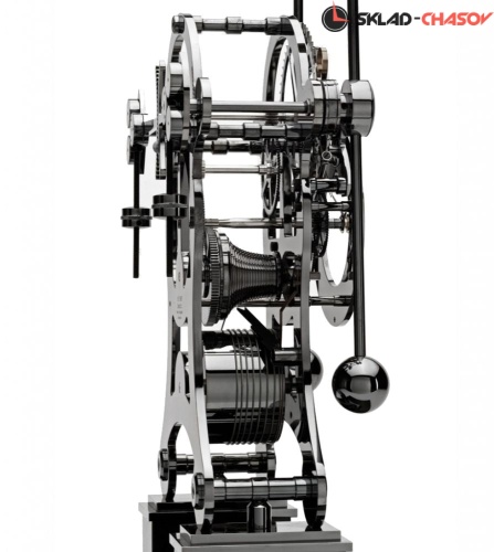 Часы настольные COMITTI NAVIGATOR BLACK CHROME PLATED S5666B фото фото 3