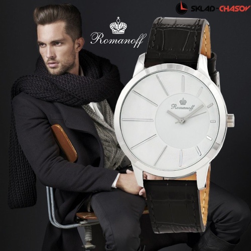 Часы наручные кварцевые "Romanoff" 7056G1BL фото фото 3