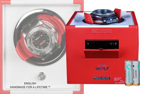 Шкатулка для автоподзавода 1-х часов Wolf 462604 фото фото 5