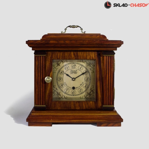 Часы Каминные механические 5-ЧМ Красное дерево фото фото 5