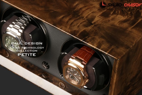Шкатулка для автоподзавода 2-x часов Petite 2Db-k фото фото 4