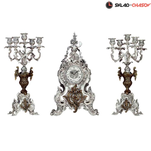 Набор бронзовых часов с канделябрами Mahdi Luster C3044 фото фото 4