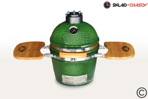 Керамический гриль SG, 31 см / 12 дюймов (зеленый) фото