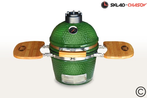 Керамический гриль SG, 31 см / 12 дюймов (зеленый) фото