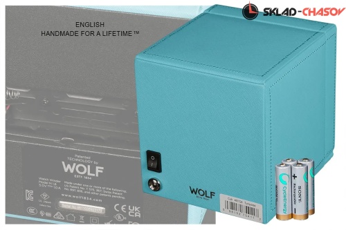 Шкатулка для автоподзавода 1-х часов Wolf 461124 фото фото 3