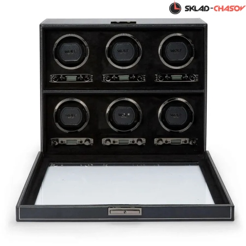 Шкатулка для автоподзавода 6-ти часов WOLF 792402 фото фото 5