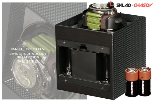Шкатулка для подзавода 1-х часов Petite1-CF-K фото фото 3