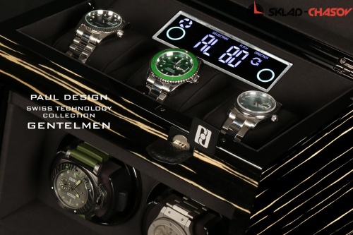 Шкатулка для хранения 3 и подзавода 2-х часов Gentlemen 2+3 BS-N фото фото 3