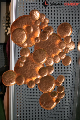 Панно медное рельефное "Кратеры" фото фото 4