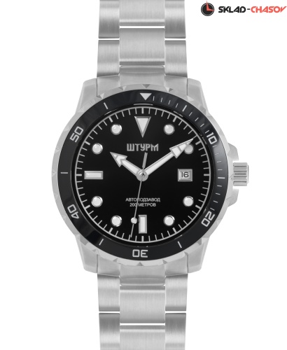 Часы "ШТУРМ" 75983374кк на браслете механические с автоподзаводом фото