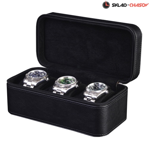 Футляр для перевозки 3-х часов Voyage 03ZBL фото фото 2