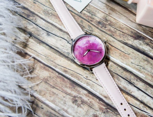 Fossil Jacqueline Three-Hand Blush Leather Watch ES4385 фото фото 2