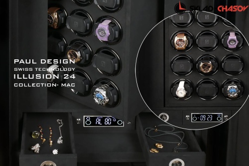 Премиальный шкаф Paul Design для подзавода 24-х часов ILLUSION MAC 24 фото фото 6