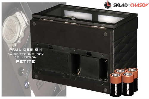 Шкатулка Paul Design для подзавода 2-х часов Petite2D-LBK-K фото фото 5