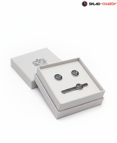 Запонки и Зажим для галстука "Президент" 55804-558004кк фото фото 2