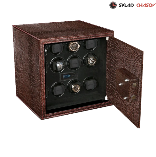 Сейф для автоподзавода 12-ти часов SafeMaster 12BR-CROCO фото