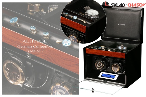 Шкатулка для подзавода 2-x часов. Клен. Коллекция TRADITION фото фото 6