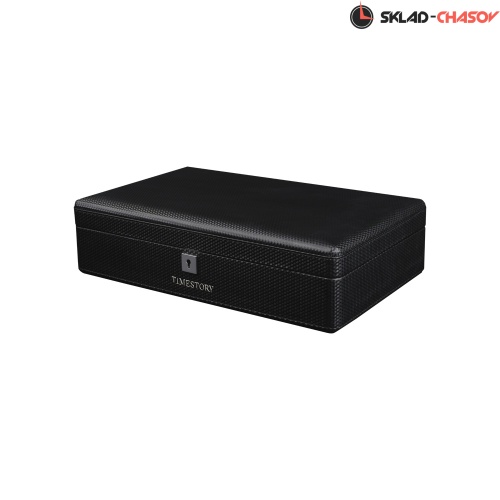 Шкатулка для хранения 12-ти часов CARBON 012VB фото