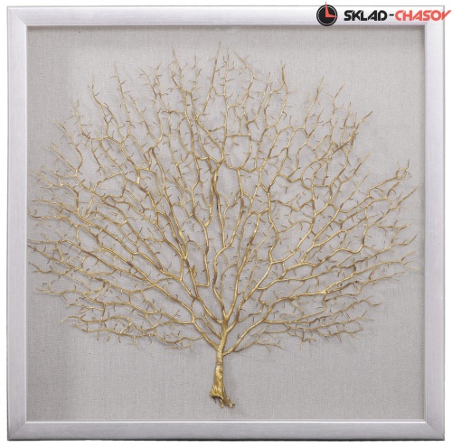 Панно "Кораллы 4" золото фото фото 2