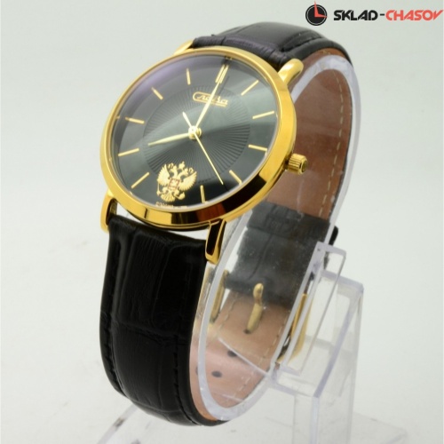 Кварцевые Слава "Премьер" логотип Герб РФ 1129378/300-2035 фото фото 4