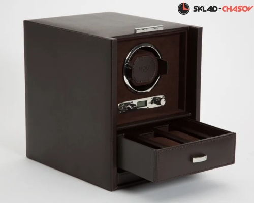 Шкатулка для автоподзавода 1-х часов Wolf 460606 фото фото 4