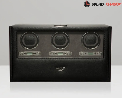 Шкатулка для автоподзавода 3-х часов Wolf 460802 фото фото 2