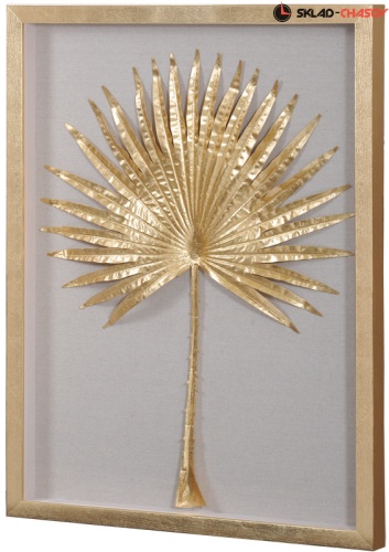 Панно светло-золотистое "Пальма 1" фото фото 2