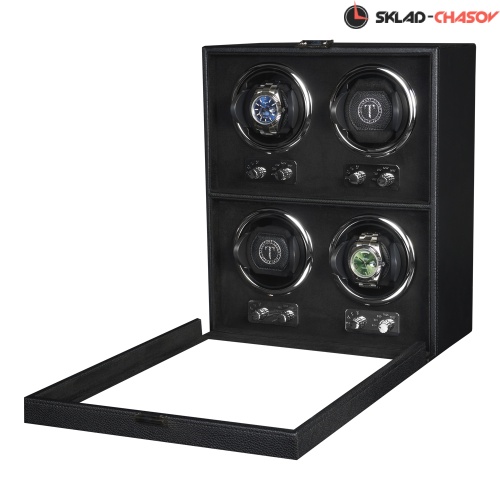 Шкатулка для автоподзавода 4-х часов Badge 04MBL фото фото 2