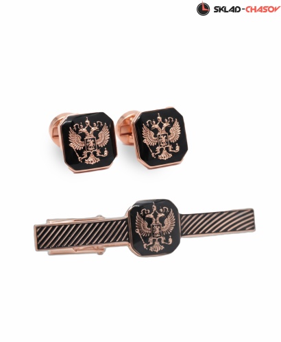 Запонки и Зажим для галстука "Президент" 54594-545094кк фото