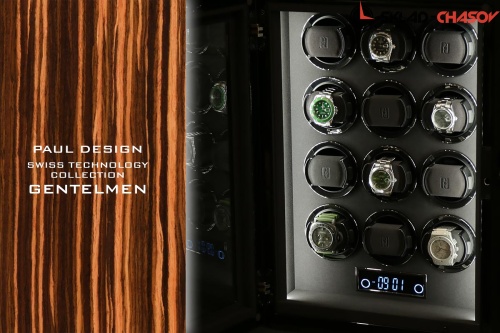 Шикарная шкатулка для автоподзавода 12 часов Gentlemen 12 MAC N фото фото 5