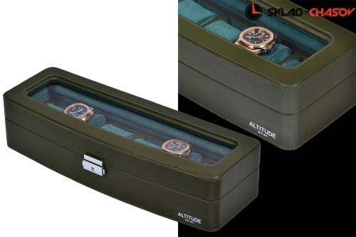 Шкатулка для хранения 6-ти часов 6W-HX-GR фото фото 3