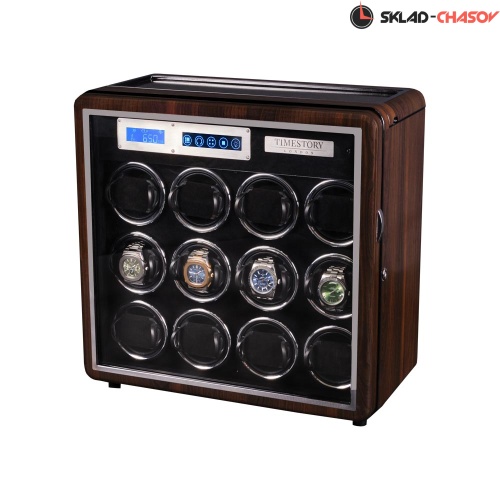 Шкатулка для автоподзавода 12-ти часов и хранения с отпечатком ELLIPSE 012DS фото