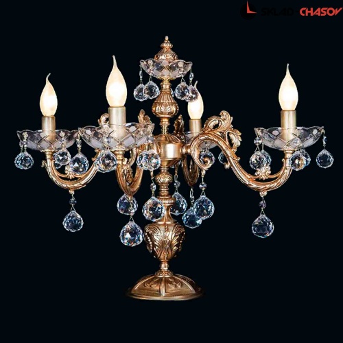 Настольная лампа Elite Bohemia S 858/4/07 Pt Mat фото