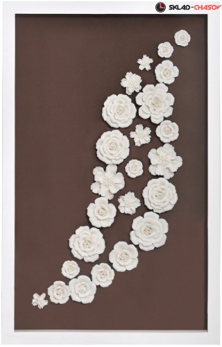 Панно керамическое "Цветочный свод 2" фото