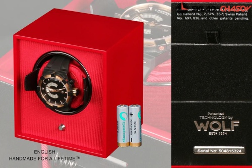 Шкатулка для автоподзавода 1-х часов Wolf 460414 фото фото 2
