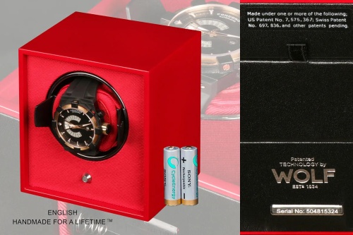 Шкатулка для автоподзавода 1-х часов Wolf 460414 фото фото 2