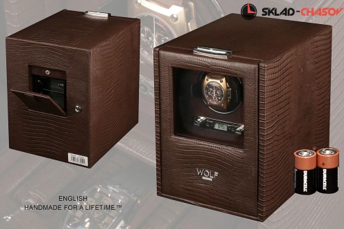 Шкатулка для автоподзавода 1-х часов Wolf 460695 фото фото 3