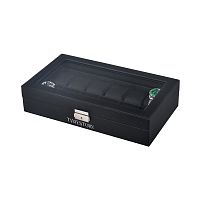 Шкатулка для хранения 12-ти часов CARBON 012B фото