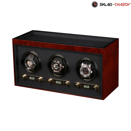 Шкатулка для автоподзавода 3-х часов Wolf 453710 фото